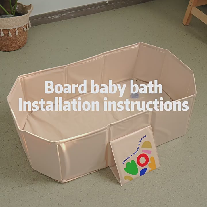 Collapsible Portable Bathtub Non-Slip Bottom, Odor Free Durable Foldable Bath Tub, Easy Storage Ideal for Small Space Home Bathroom Travel & Holiday Gift
